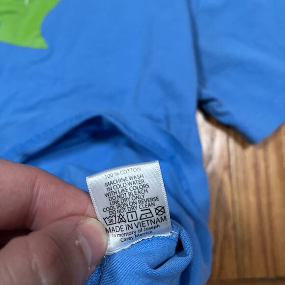 Brain Dead x Wide Eye China Blue T-Shirt Head Logo Size Small Streetwear - Picture 7 of 7